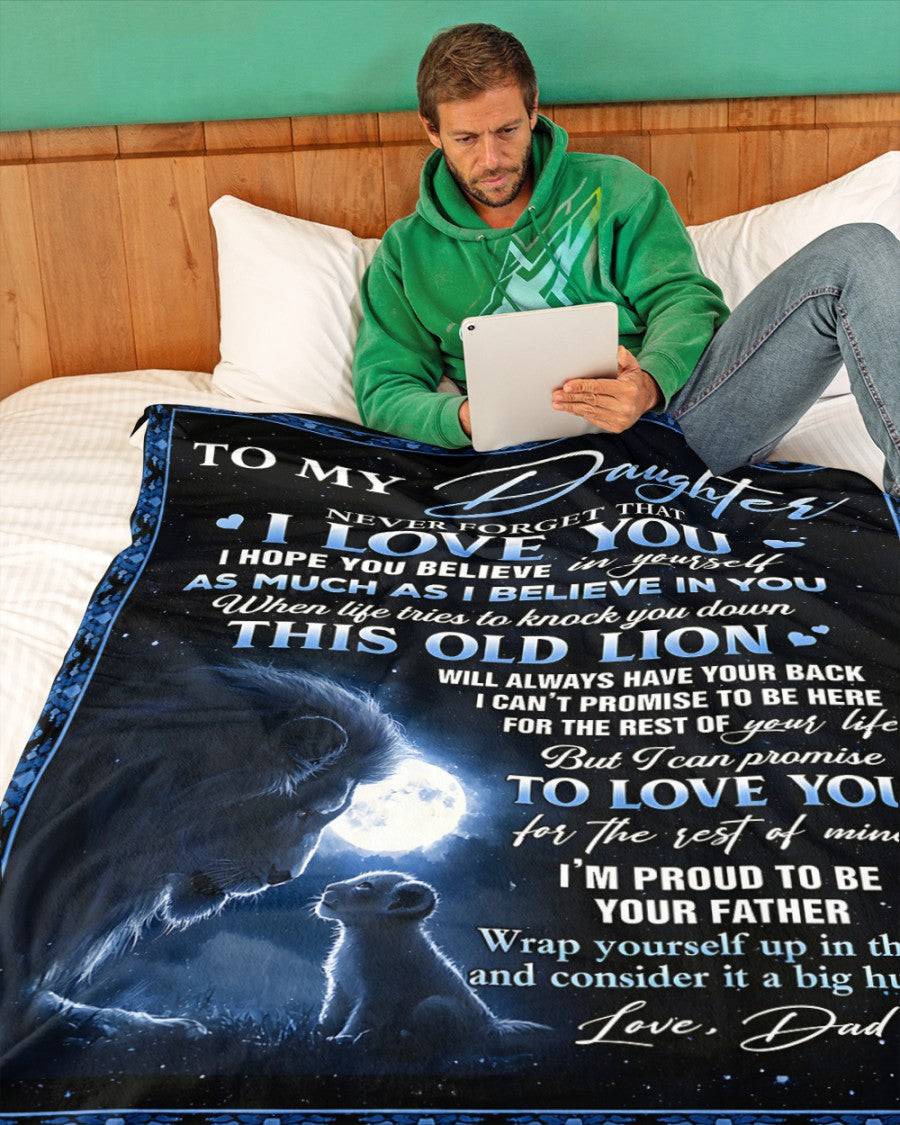Special Gift for Your Daughter - From Dad Blanket (SKU2603-148)