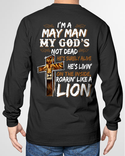 ccdi05 - I’M A MAY MAN MY GOD’S NOT DEAD - male (SKU2604-307-05)