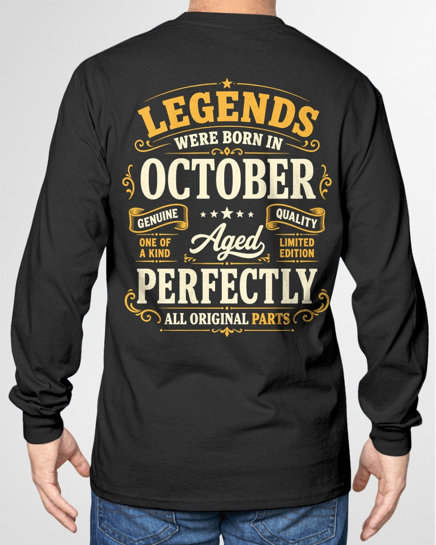 LEGENDS WERE BORN IN OCTOBER - male ccdi10 (SKU2608-345-10)