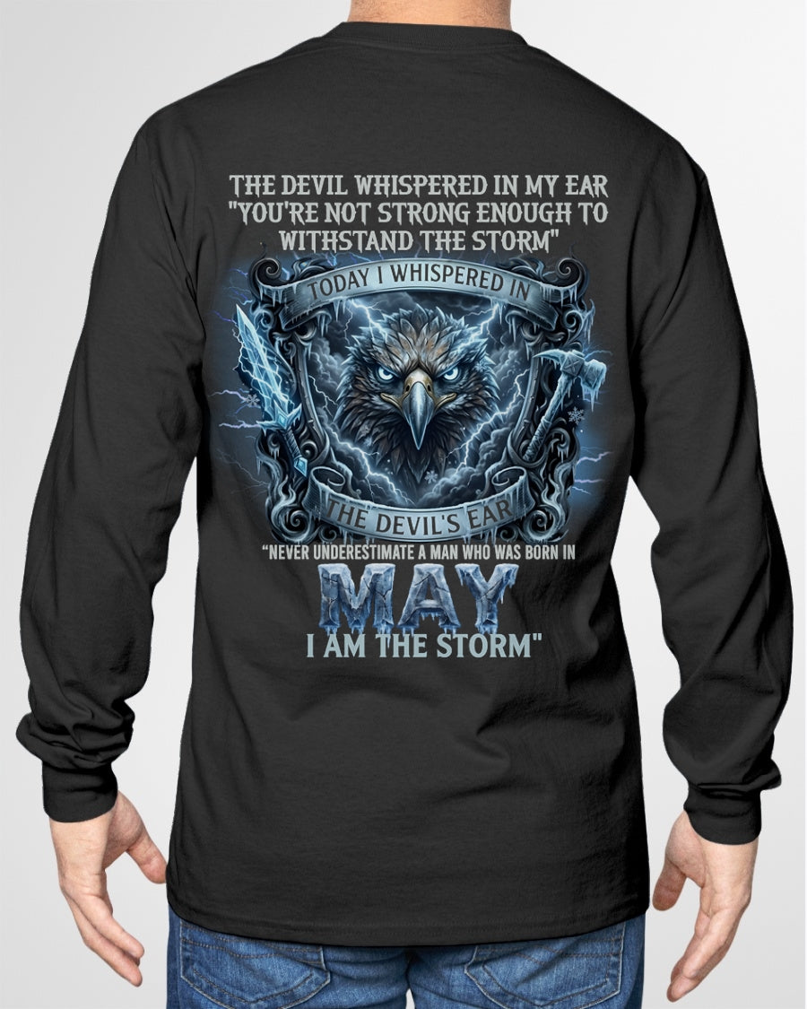 ccdi05 - Never Underestimate a Man Born in May – I Am the Storm - male (SKU2604-227-05)