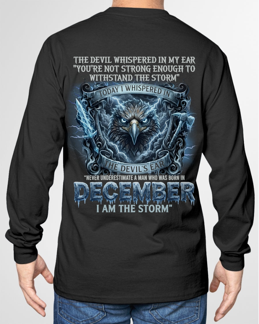 ccdi12 - Never Underestimate a Man Born in December – I Am the Storm - male (SKU2604-227-12)