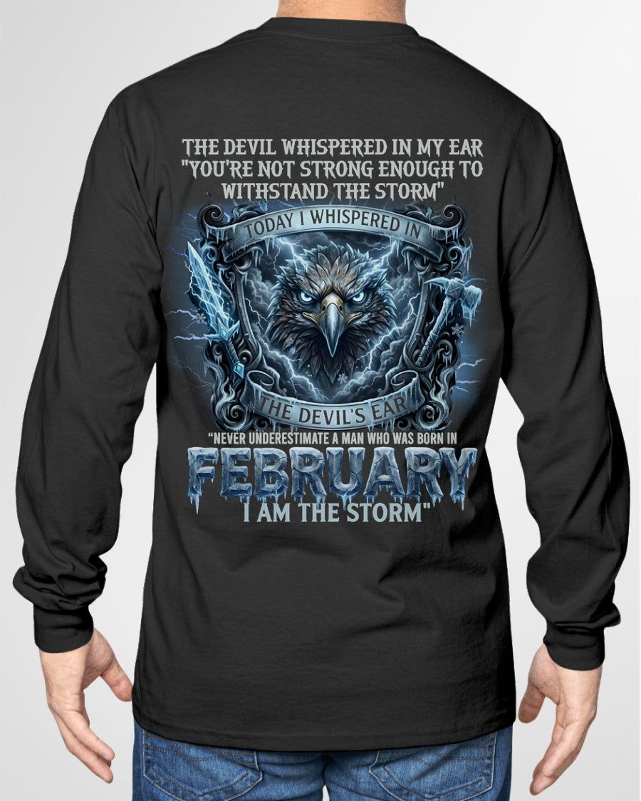 ccdi02 - Never Underestimate a Man Born in February – I Am the Storm - male (SKU2604-227-02)