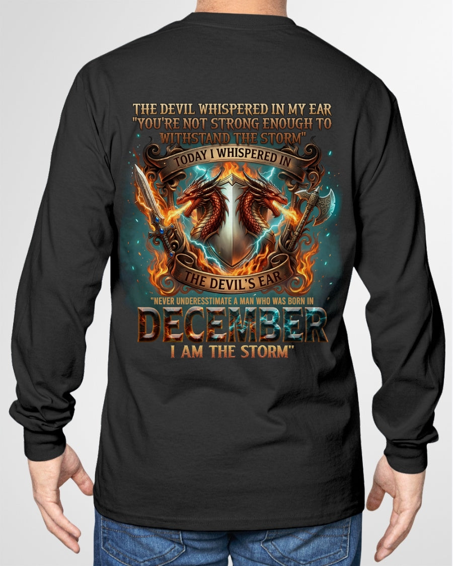 ccdi12 - Never Underestimate a Man Born in December – I Am the Storm - male (SKU2604-231-12)