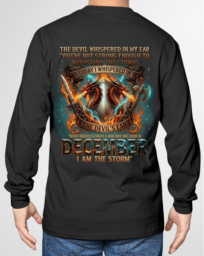 ccdi12 - Never Underestimate a Man Born in December – I Am the Storm - male (SKU2604-231-12)