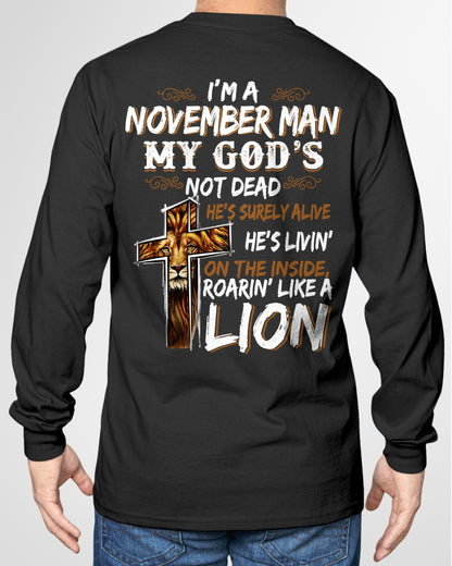 ccdi11 - I’M A NOVEMBER MAN MY GOD’S NOT DEAD - male (SKU2604-307-11)