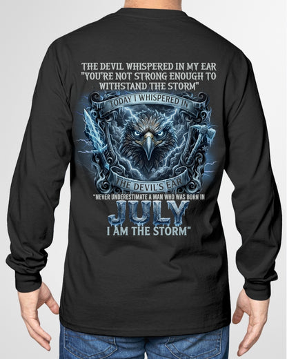 ccdi07 - Never Underestimate a Man Born in July – I Am the Storm - male (SKU2604-227-07)