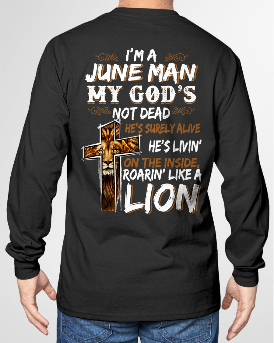 ccdi06 - I’M A JUNE MAN MY GOD’S NOT DEAD - male (SKU2604-307-06)