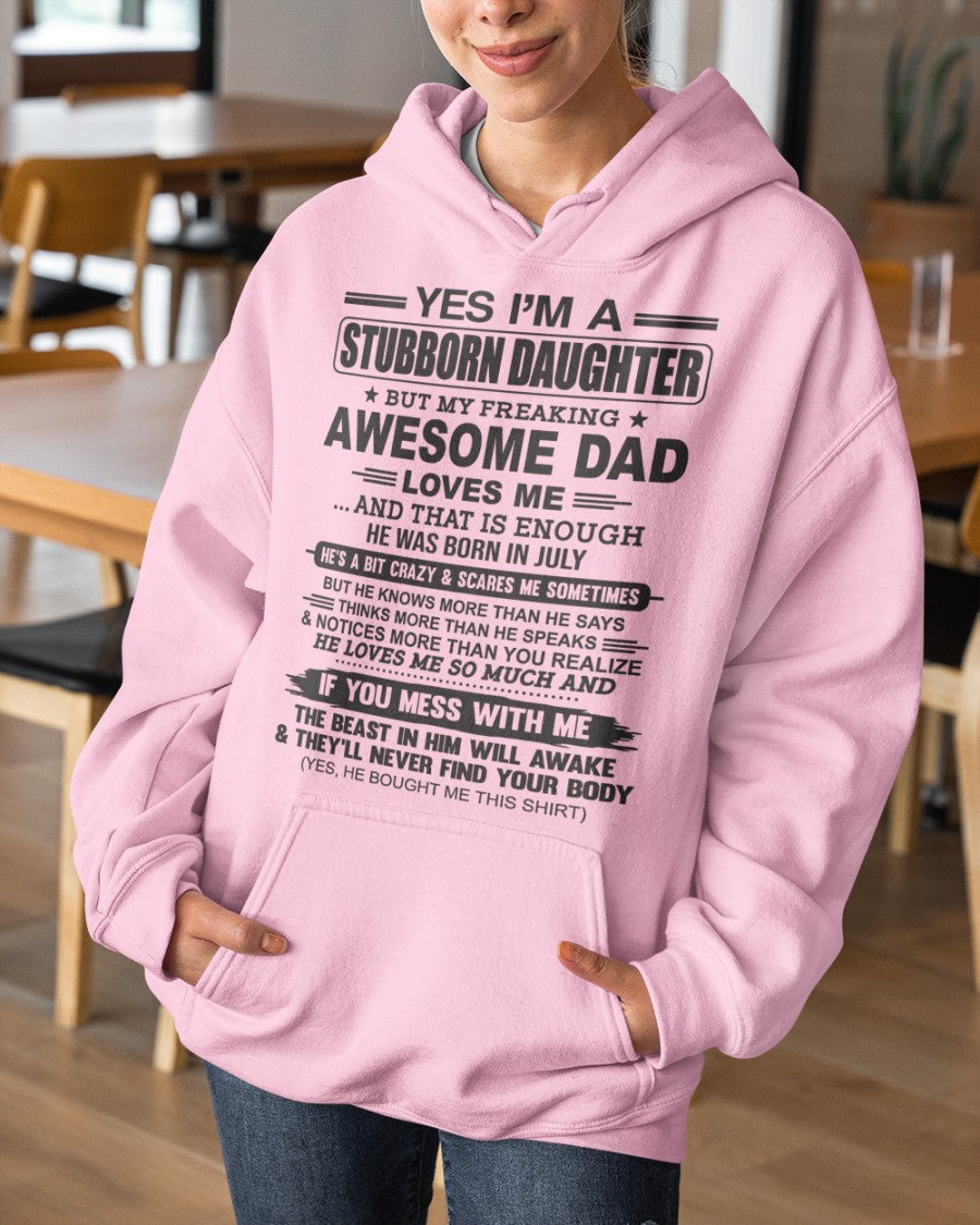 JULY - YES I'M A STUBBORN DAUGHTER - FROM MAN (SKU07-186-07)