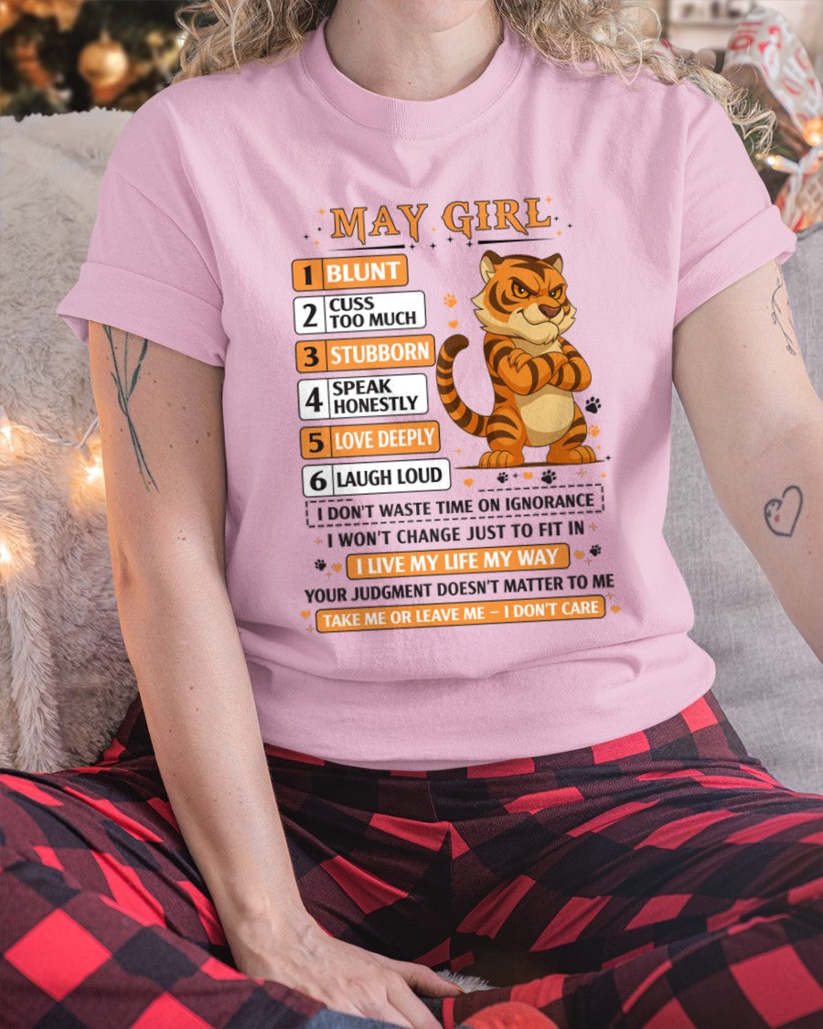 "I AM A MAY GIRL" - Birthday Gift For May Girls - FMA ccdi05 (SKU2602-219-05)