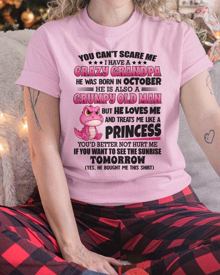 OCTOBER - YOU CAN’T SCARE ME, I HAVE A CRAZY GRANDPA - TO GRANDDAUGHTER FROM GRANDPA ccdi10 (SKU09-105-10)