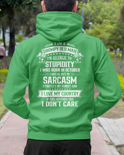 Grumpy Old Man was born in October - Vivi10 (SKU05-56-10)