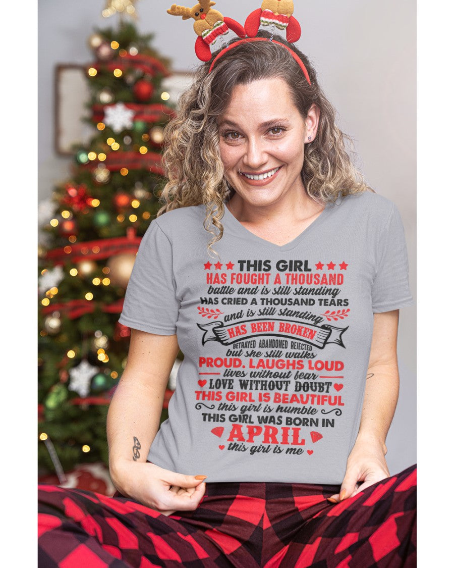 This girl has fought a thousand, she was born April - Vivian04