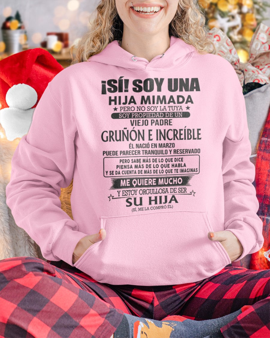 Padre nacido en Marzo - Regalo especial para hija - TBN - T03 (Sku.TbnA16-03)