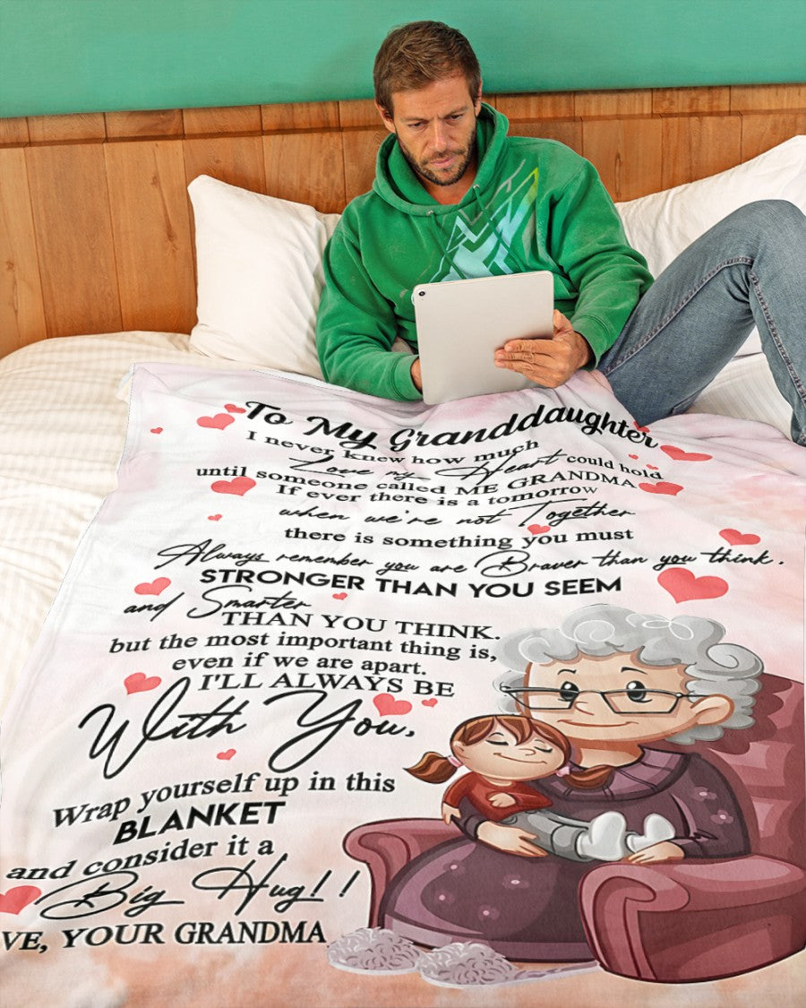 Special gift for your granddaughter blanket - from grandma (SKUB06-79)