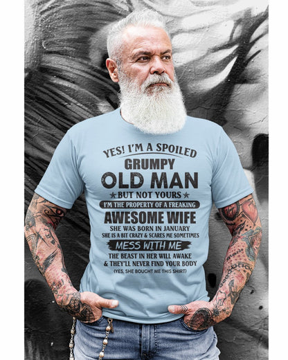 Awesome wife January - Perfect gift for your husband - ccdi01 (SKU96-68-01)