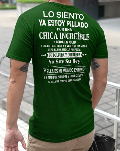 Julio Chica Increíble - Regalo especial para tu novio - T07 (SKU04-112)