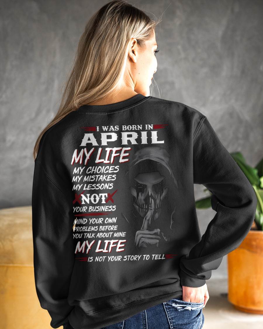 I WAS BORN IN APRIL - FMA (SKU08-36-04)