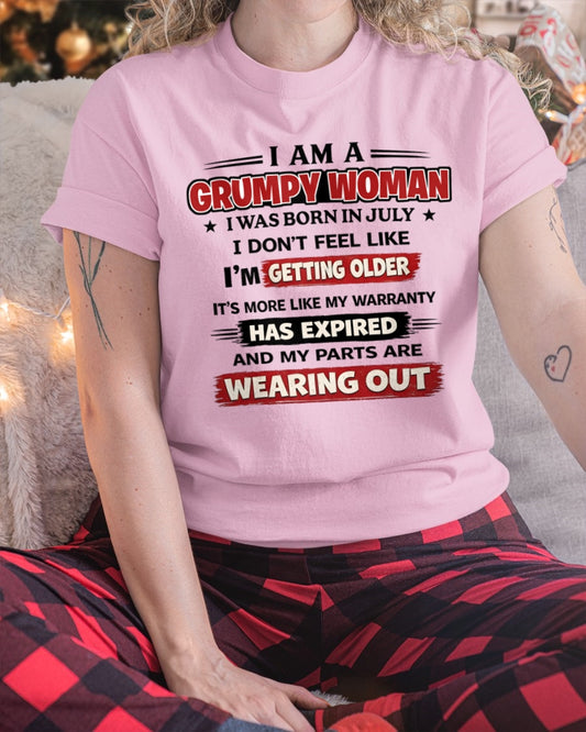 ccdi07 - Funny Grumpy Woman Shirt Born in July – Birthday Gift Idea - FMA (SKU2602-177-07)
