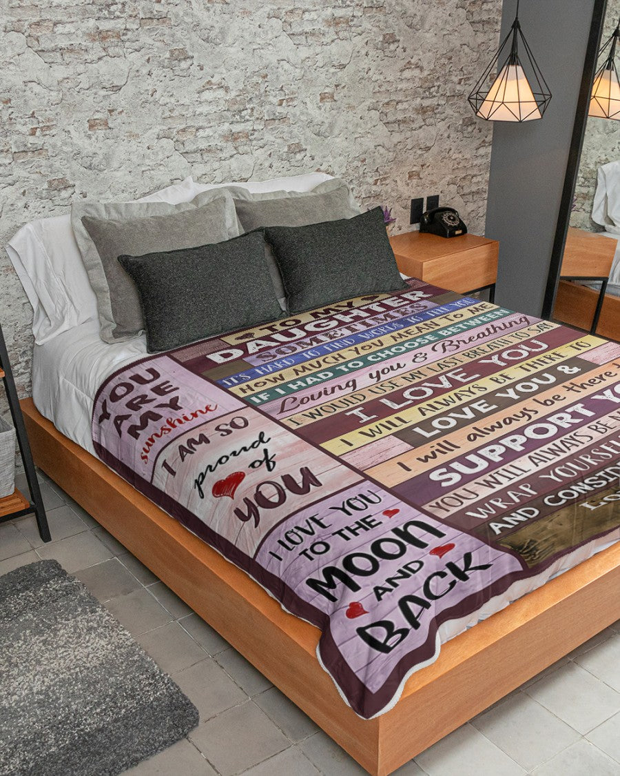 Blanket Gift for Your Daughter – From Mom (SKU2610-52)
