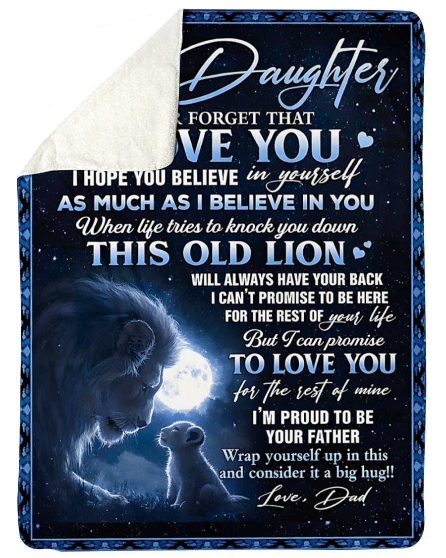 Special Gift for Your Daughter - From Dad Blanket (SKU2603-148)