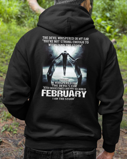 FEBRUARY - NEVER UNDERESTIUNDER A MAN - I AM THE STORM-male (SKU08-35-02)