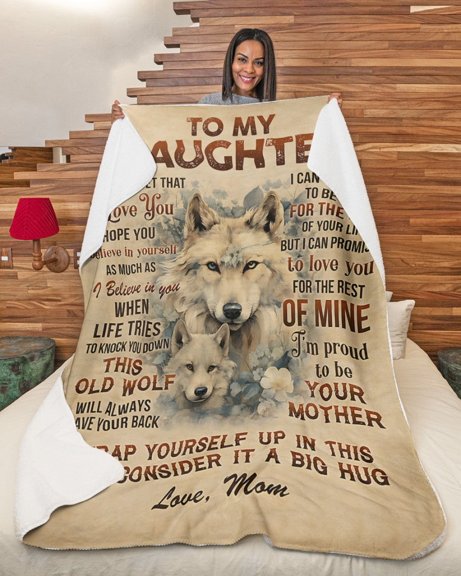 Special Gift For Your Daughter Blanket - From Mom (SKU2604-71)