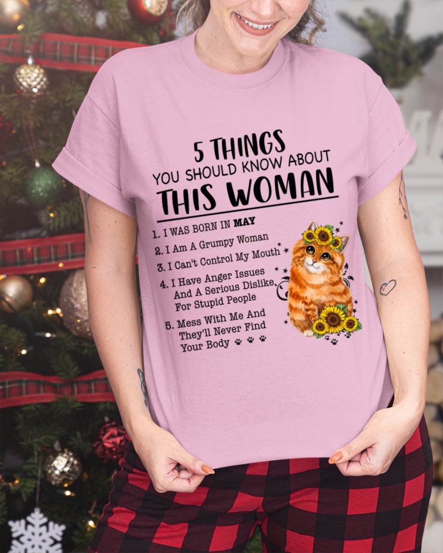 MAY - 5 THINGS YOU SHOULD KNOW ABOUT THIS WOMAN - FOR WOMEN - CCDI05 FMA (SKU2602-186-05)