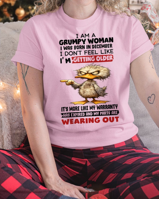ccdi12 - Funny Grumpy Woman Shirt Born in December – Birthday Gift Idea - FMA (SKU2602-175-12)