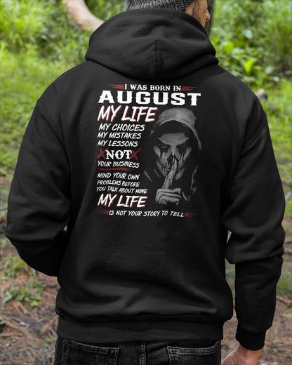 I WAS BORN IN AUGUST - male - (SKU08-36-08)