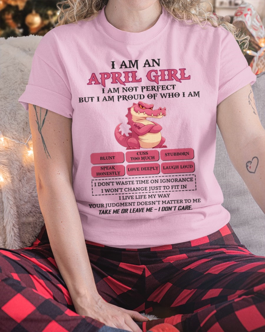 April Girl Shirt – Birthday Gift for Women - ccdi04 FMA (SKU10-80-04)