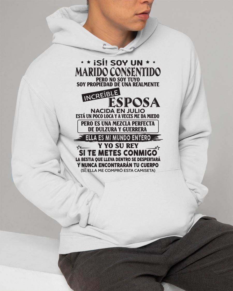 Julio - Esposa increíble nació en julio - Regalo especial para Marido - T07 (SKU05-105-07)