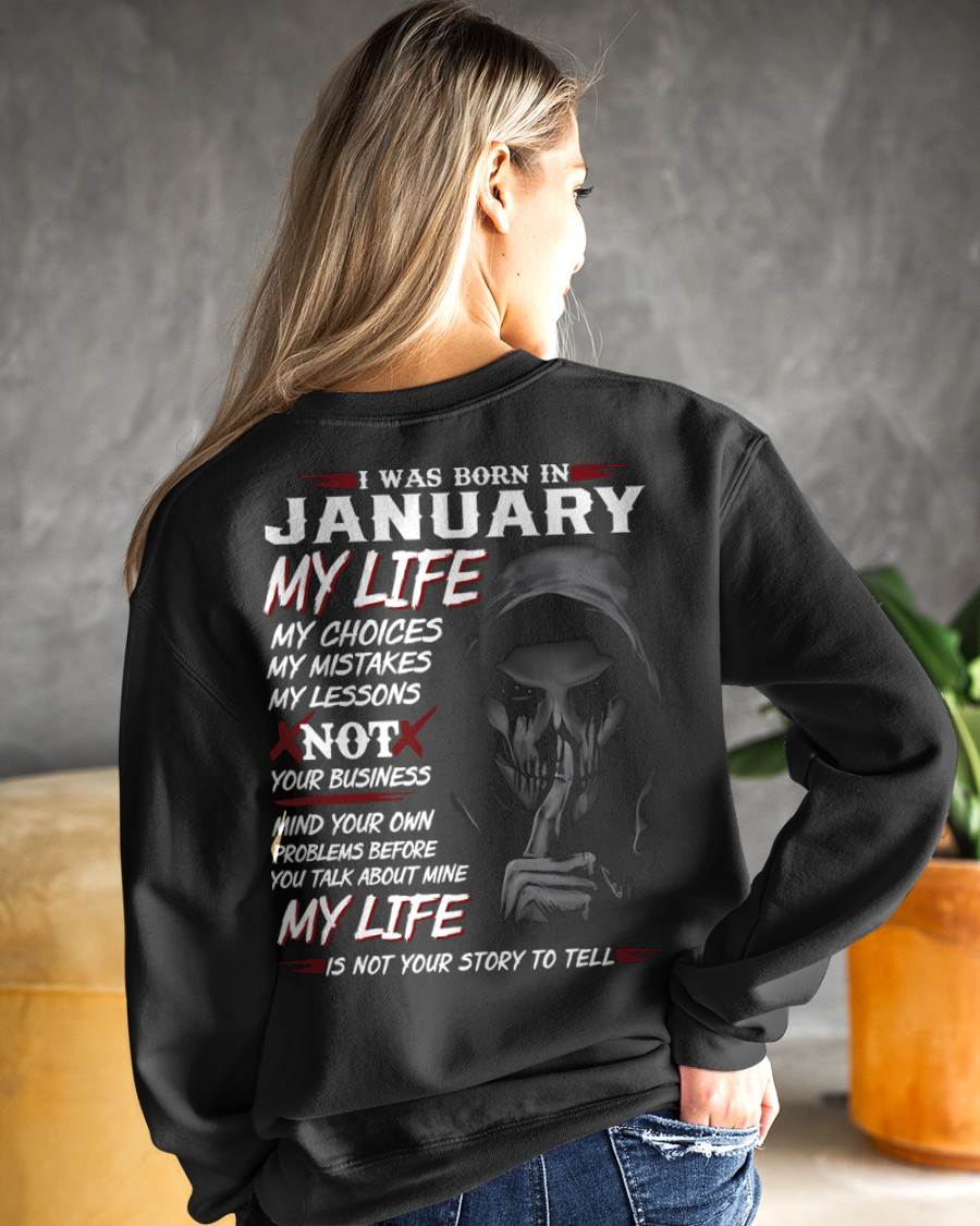 I WAS BORN IN JANUARY- FMA (SKU08-36-01)