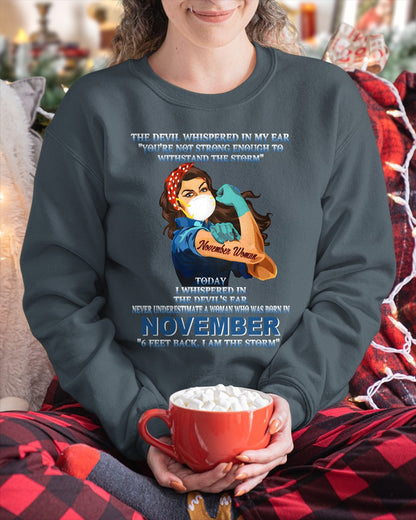 Never Underestimate A Woman Born In November – November Woman “I Am The Storm” - FMA / ccdi11 (SKU12-322-11)