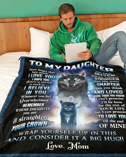 Special Gift For Your Daughter Blanket - From Mom (SKUB12-88)