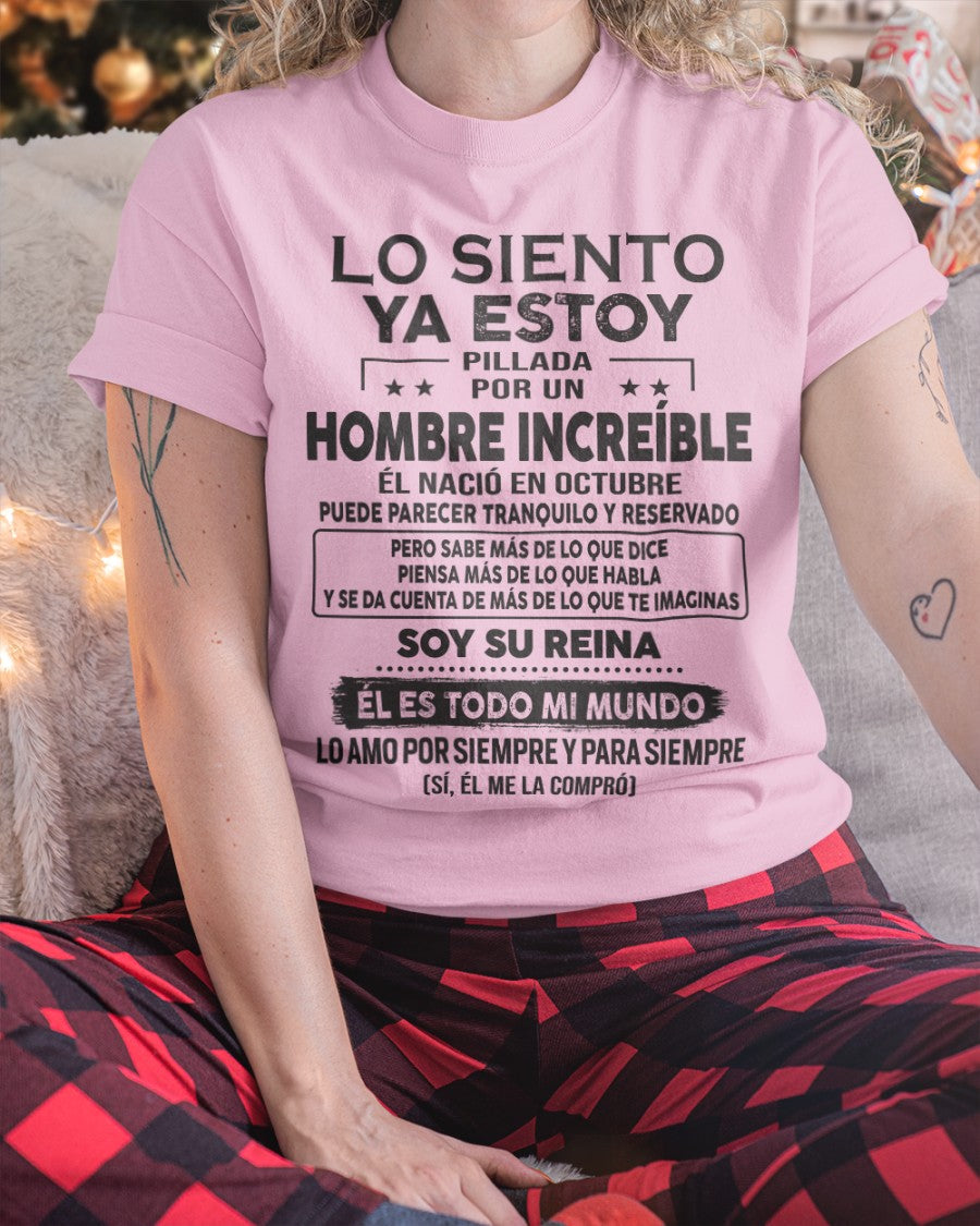 Octubre Hombre Increíble - Regalo especial para tu novia, esposa - T10 (SKU09-06-10)