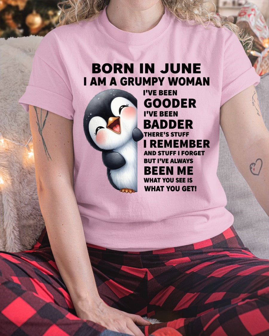 BORN IN JUNE I AM A GRUMPY WOMAN ccdi06 FMA (SKU09-95-06)