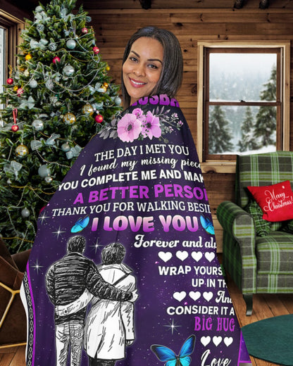 Special Gift For Your Husband Blanket - From Wife (SKU2610-322)