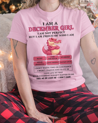 December Girl Shirt – Birthday Gift for Women - ccdi12 FMA (SKU10-80-12)