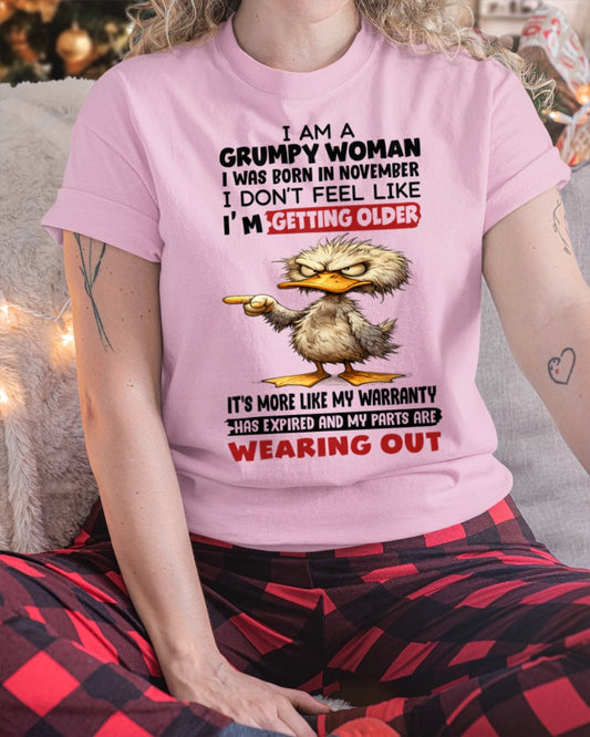 ccdi11 - Funny Grumpy Woman Shirt Born in November – Birthday Gift Idea - FMA (SKU2602-175-11)