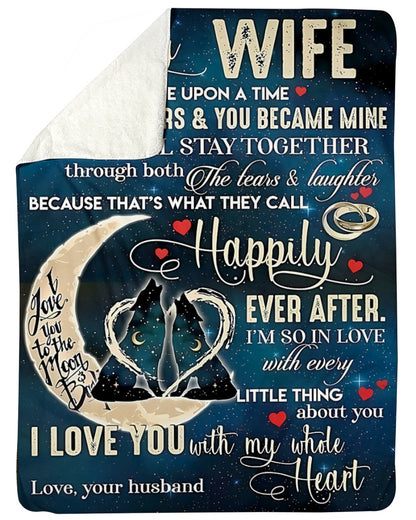 Special Gift For Your Wife Blanket - From Husband (SKU-CHAU-B13) FULL