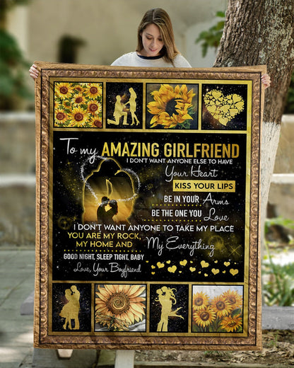 Special Gift For Your Girlfriend Blanket - From Boyfriend (SKUNOEL-54)