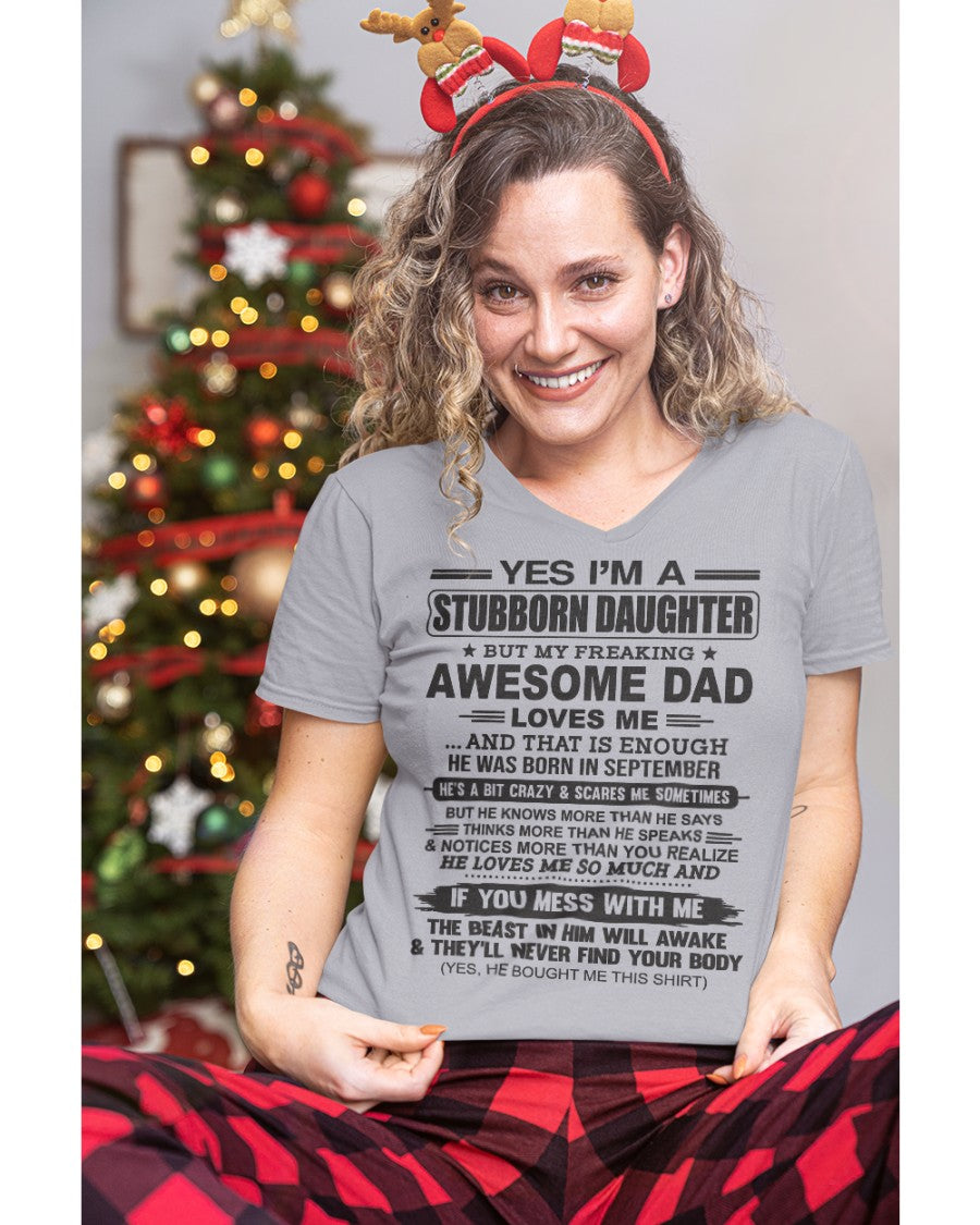 SEPTEMBER - YES I'M A STUBBORN DAUGHTER - FROM MAN (SKU07-186-09)