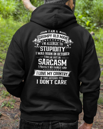 Grumpy Old Man was born in October - Vivi10 (SKU05-56-10)