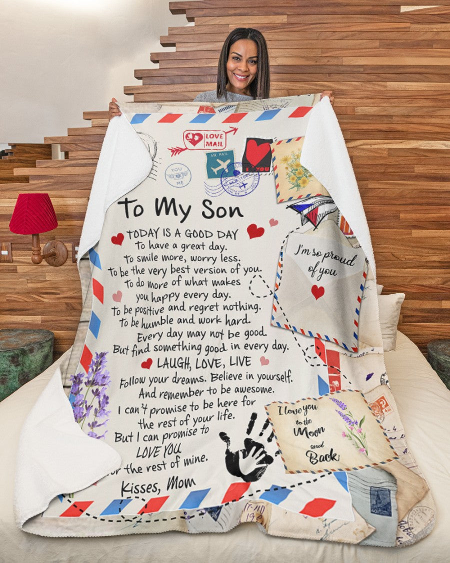 Special Gift For Your Son Blanket - From Mom