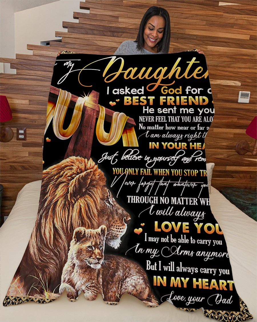 Special Gift For Your Daughter Blanket - From Dad