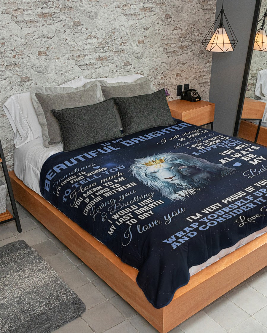 To My Daughter Blanket - From Dad (SKUB10-71) FULL