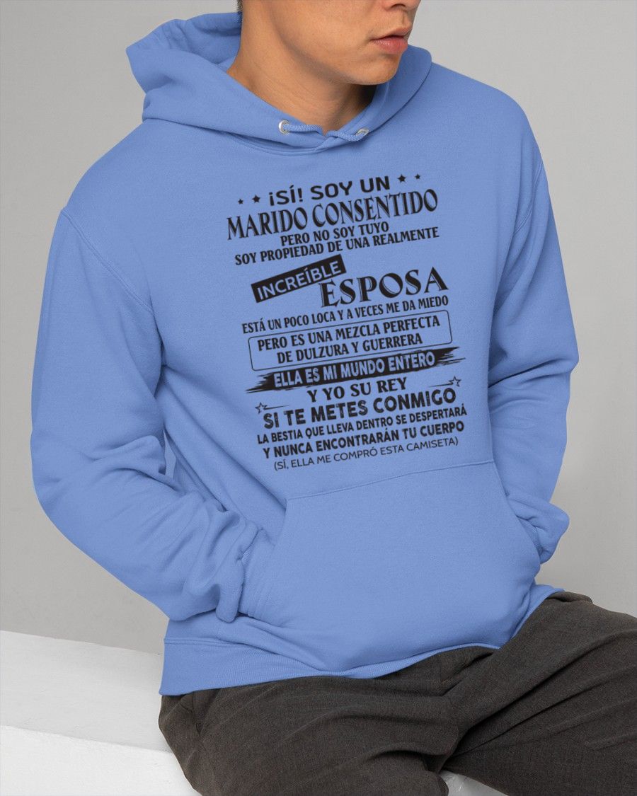 CAMISETA DIVERTIDA DE ESPOSO CONSENTIDO - CCDI00sp (SKU05-105-00)