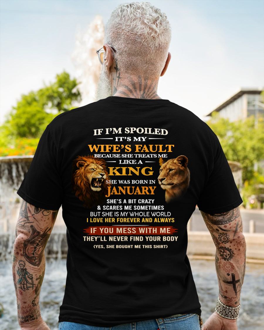 JANUARY - SPOILED HUSBAND - GIFT FROM WIFE - CCDI01 (SKU26T-01-60-01)