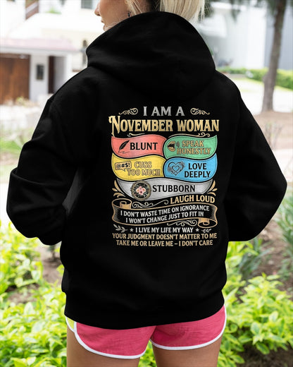 "I AM A NOVEMBER GIRL" - Birthday Gift For November Girls - FMA ccdi11 (SKU2604-57-11)
