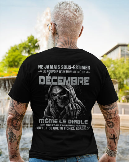 NE JAMAIS SOUS-ESTIMER LE POUVOIR D'UN HOMME NÉ EN DÉCEMBRE Fr12 male (SKU08-61-12)
